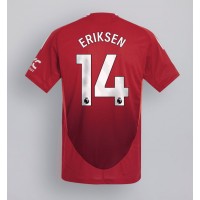 Echipament fotbal Manchester United Christian Eriksen #14 Tricou Acasa 2024-25 maneca scurta